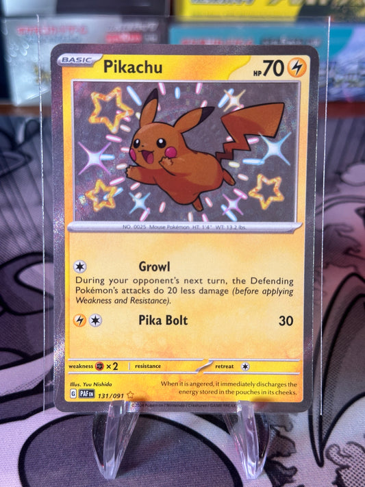 Paldean Fates Pikachu #131