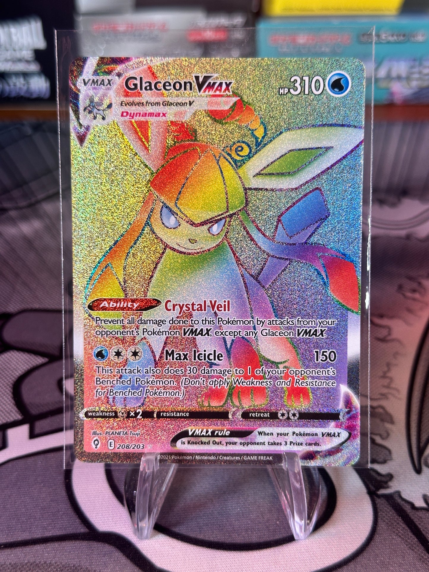 Evolving Skies Glaceon VMAX #208