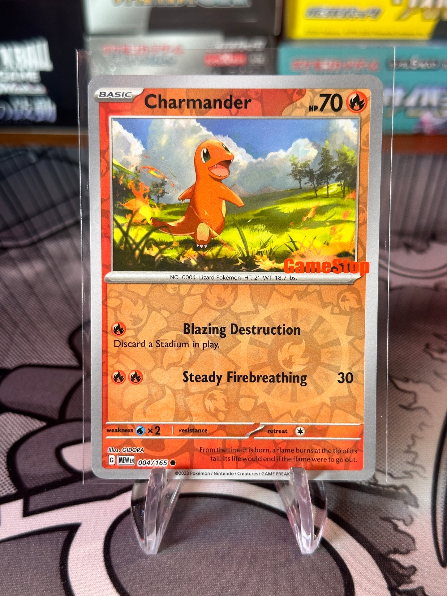 151 Charmander Gamestop Stamp Promo