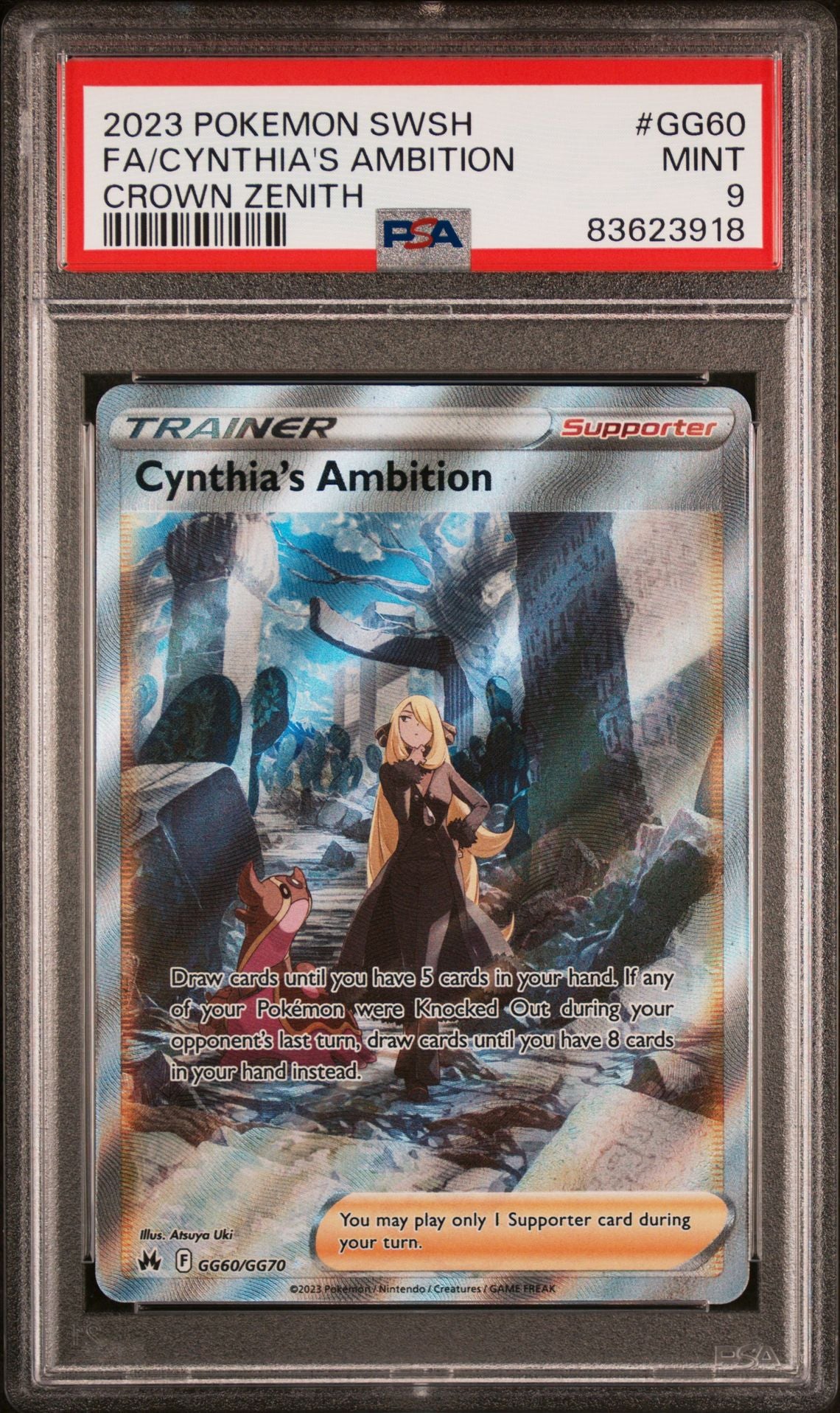 CROWN ZENITH CYNTHIA'S AMBITION GG60 PSA 9